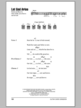 page one of Let God Arise (Guitar Chords/Lyrics)