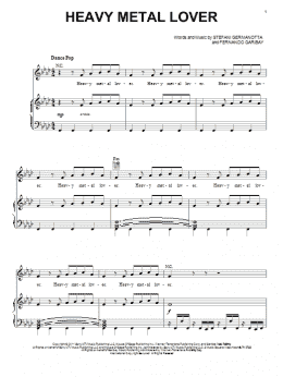 page one of Heavy Metal Lover (Piano, Vocal & Guitar Chords (Right-Hand Melody))