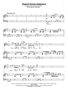 page one of Sweet Home Alabama (Piano & Vocal)