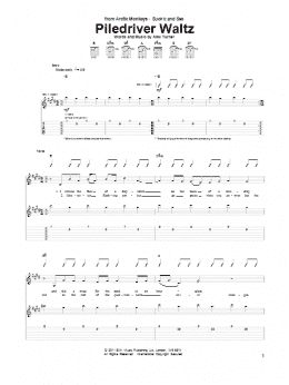 page one of Piledriver Waltz (Guitar Tab)