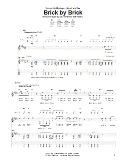page one of Brick By Brick (Guitar Tab)