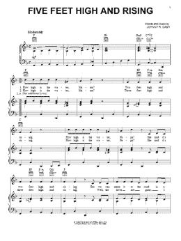 page one of Five Feet High And Rising (Piano, Vocal & Guitar Chords (Right-Hand Melody))