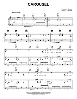 page one of Carousel (Piano, Vocal & Guitar Chords (Right-Hand Melody))