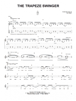 page one of The Trapeze Swinger (Easy Guitar)
