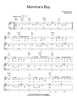 page one of Momma's Boy (Piano, Vocal & Guitar Chords (Right-Hand Melody))