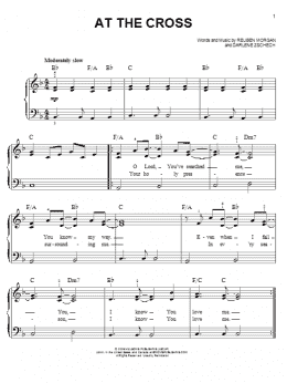 page one of At The Cross (Easy Piano)