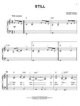page one of Still (Easy Piano)