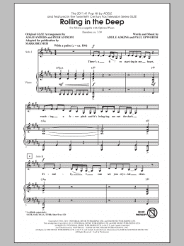 page one of Rolling In The Deep (SSA Choir)