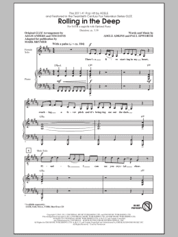 page one of Rolling In The Deep (SATB Choir)