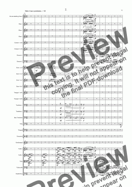 page one of Symphony No 01 2nd movement