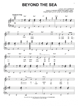 page one of Beyond The Sea (Piano & Vocal)
