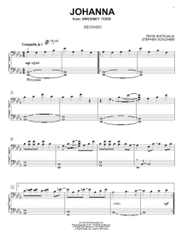 page one of Johanna (Piano Duet)