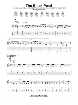 page one of The Black Pearl (Easy Guitar Tab)