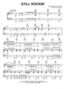 page one of Still Rockin' (Piano, Vocal & Guitar Chords (Right-Hand Melody))