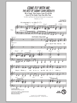 page one of Come Fly With Me: The Best Of Sammy Cahn (Medley) (SSA Choir)