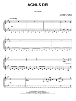 page one of Agnus Dei (Piano Duet)