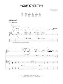 page one of Take A Bullet (Guitar Tab)