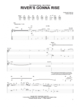page one of River's Gonna Rise (Guitar Tab)