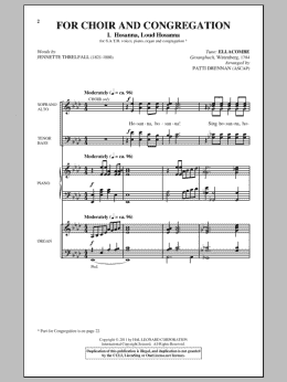 page one of For Choir And Congregation, Volume 2 (SATB Choir)