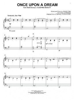 page one of Once Upon A Dream (Piano Solo)