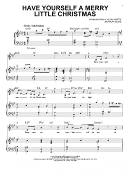 page one of Have Yourself A Merry Little Christmas (Piano & Vocal)