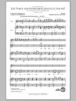 page one of Let Voice And Instrument Joyfully Sound! (3-Part Mixed Choir)