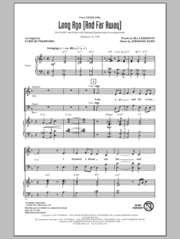 page one of Long Ago (And Far Away) (SATB Choir)