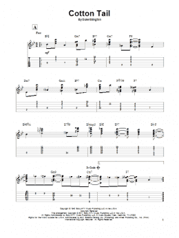 page one of Cotton Tail (Solo Guitar)