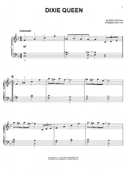 page one of Dixie Queen (Easy Piano)