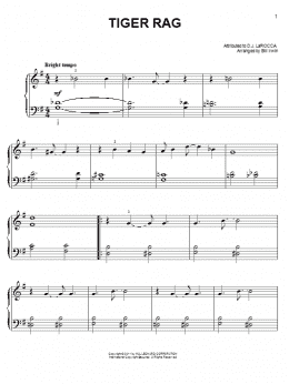 page one of Tiger Rag (Easy Piano)