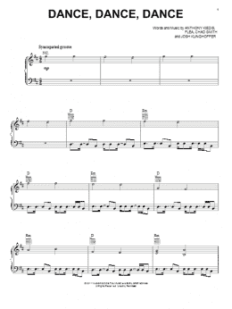 page one of Dance, Dance, Dance (Piano, Vocal & Guitar Chords (Right-Hand Melody))
