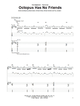 page one of Octopus Has No Friends (Guitar Tab)