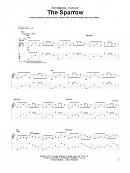 page one of The Sparrow (Guitar Tab)