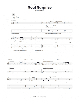 page one of Soul Surprise (Guitar Tab)