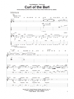 page one of Curl Of The Burl (Guitar Tab)