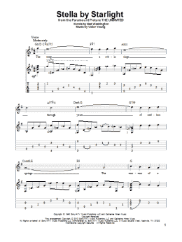 page one of Stella By Starlight (Solo Guitar)
