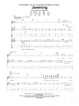 page one of Jamming (Guitar Tab)