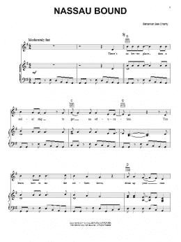 page one of Nassau Bound (Piano, Vocal & Guitar Chords (Right-Hand Melody))