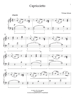 page one of Capriccietto (Educational Piano)