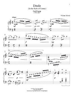 page one of Etude (In The Style Of Czerny) (Educational Piano)