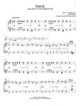 page one of March (Educational Piano)