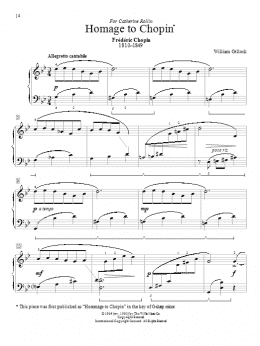 page one of Homage To Chopin (Educational Piano)