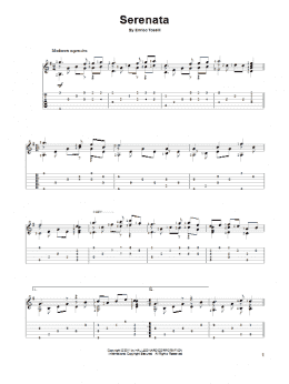 page one of Serenata (Solo Guitar)