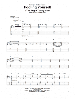 page one of Fooling Yourself (The Angry Young Man) (Guitar Tab)