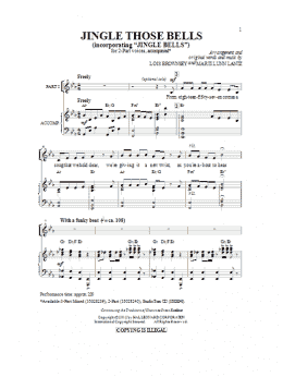 page one of Jingle Those Bells (2-Part Choir)