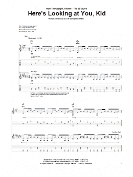 page one of Here's Looking At You, Kid (Guitar Tab)