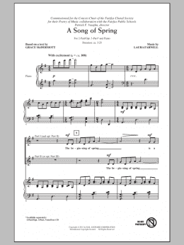 page one of A Song Of Spring (2-Part Choir)