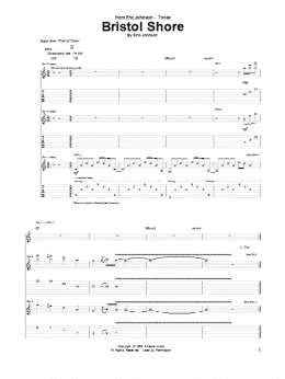 page one of Bristol Shore (Guitar Tab)