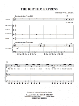 page one of The Rhythm Express (Choir)