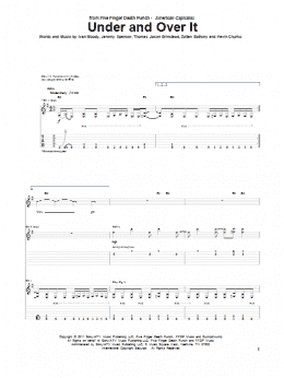 page one of Under And Over It (Guitar Tab)
